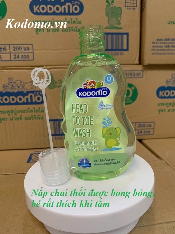 dau-tam-goi-tre-em-kodomo-mild-original-200ml